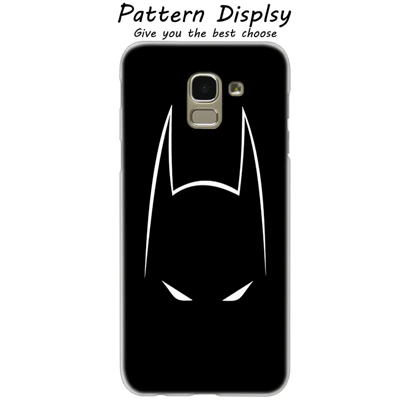 013 MLLSE чехол с логотипом в стиле Бэтмена Модный чехол КРЫШКА ДЛЯ samsung Galaxy J2 J4 CORE J3 J5 J7 ЕС J8 J6 J4 Plus J7 превосходно горячо - Color: 013