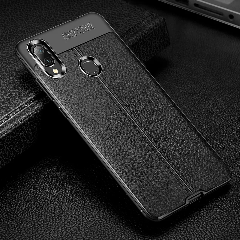 Msvii личи шаблон чехол для Xiaomi Redmi Note 7 кожаный Силиконовый ТПУ анти-осенний
