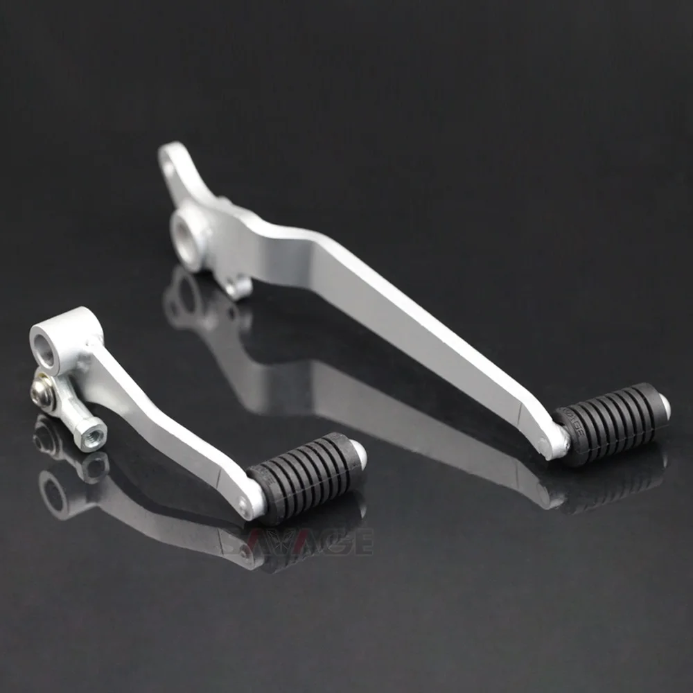 1 Set Педаль тормоза и рычаг переключения передач для KAWASAKI NINJA 300 EX 250 NINJA 250R Z 300 Z250 аксессуары для мотоциклов Регулируемый левый задний Железный - Цвет: 1 Set