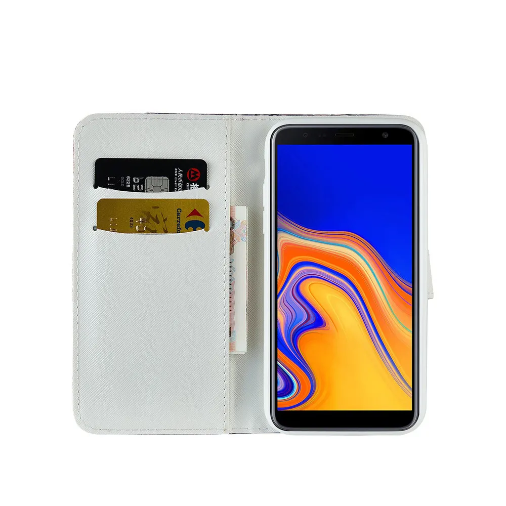 Роскошные Стразы, бриллиантовая застежка, чехол-книжка для samsung Galaxy J4 Plus, J6,, J5,, J3,, откидной Чехол, змеиная кожа, текстура