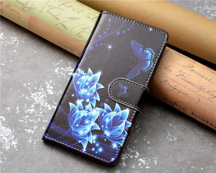 Чехол для Digma LINX Trix 4G высокое качество искусственная кожа 5 дюймов с принтом флип