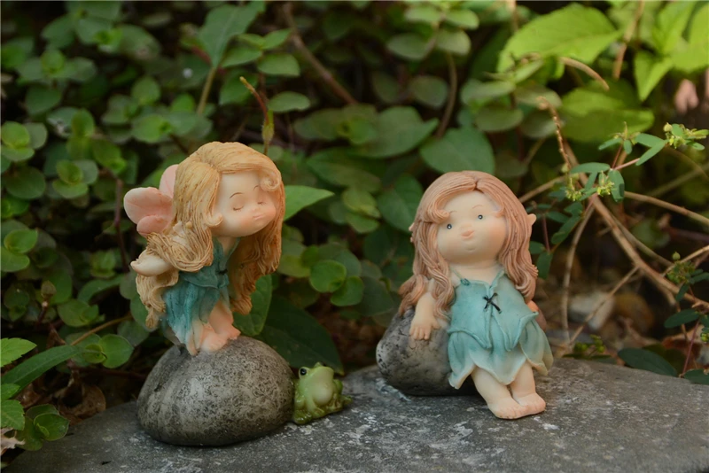 Everyday Collection cute baby Figurine Fairy Garden Decoration Angel miniature home Ornament girl Festival gifts