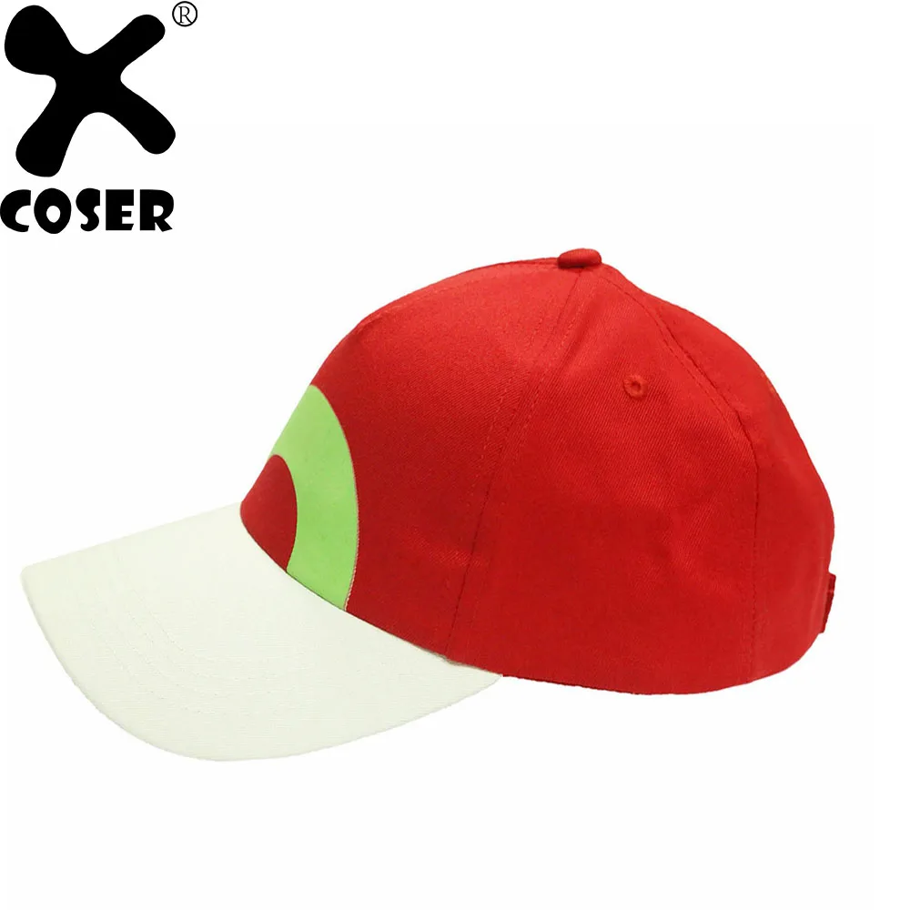 XCOSER POKEMON Ash Ketchum шляпа для взрослых Косплэй костюм аксессуары 2019 Повседневное