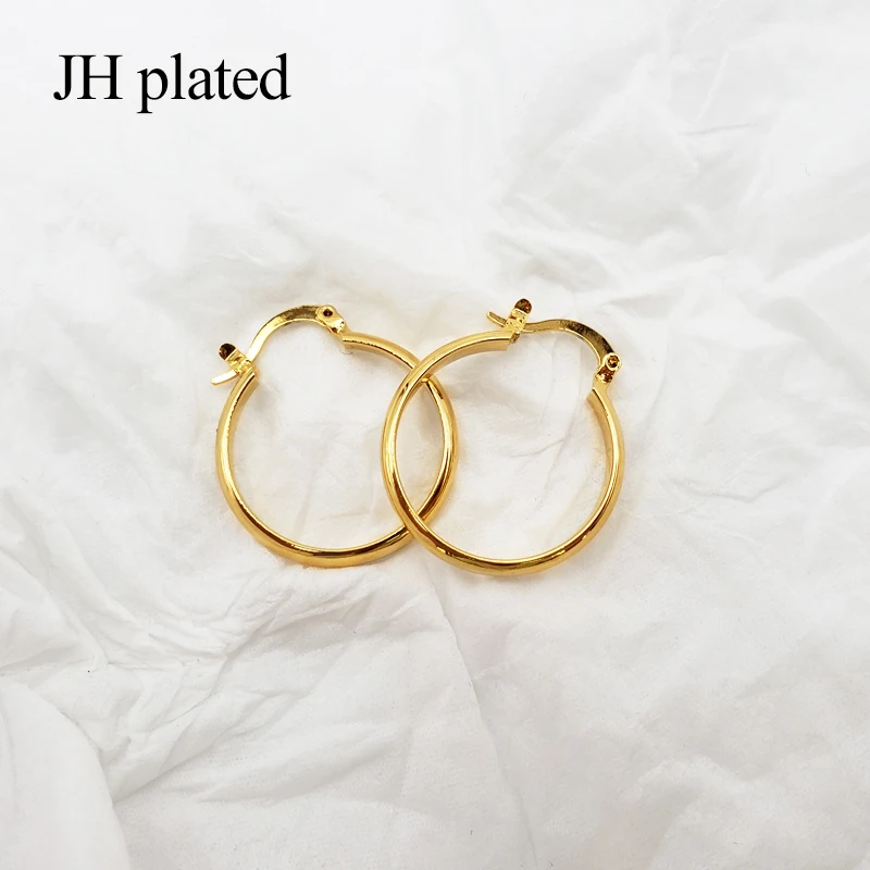 JHplated модные серьги 24K smalll золотого цвета для женщин/девушек ювелирные изделия эфиопские, африканские, аравийские, Ближний Восток лучшие подарки