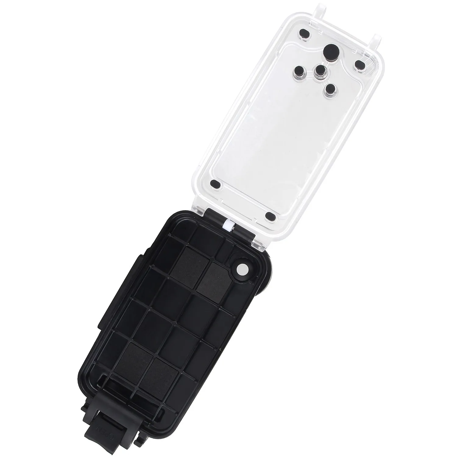 Meikon EasyDive 40 м/130 футов Водонепроницаемый подводный чехол для iPhone 7 Черный Белый