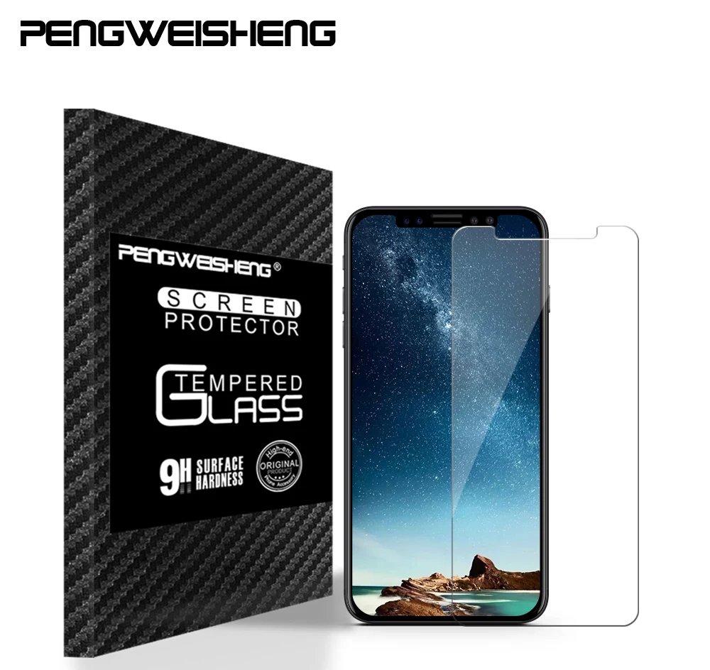 Ультра тонкий Премиум закаленное Стекло для iPhone X 10 Экран протектор защитная