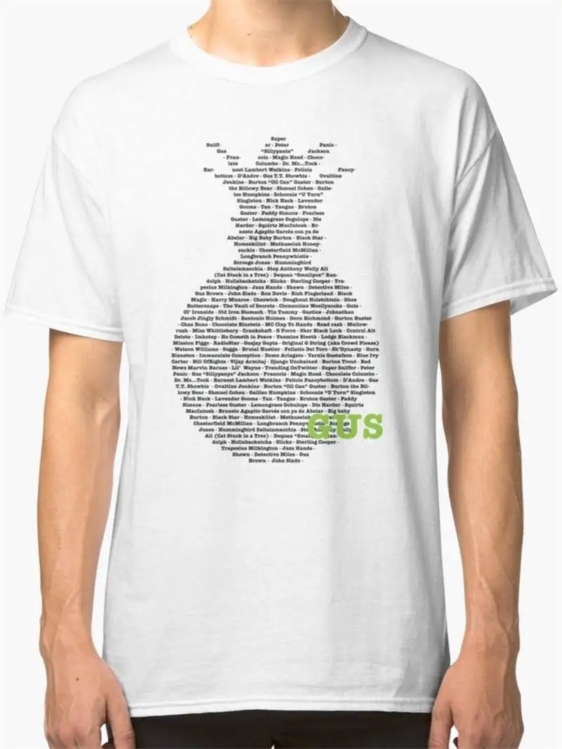 Лето Новая мода для рукава Gus'S прозвища 2 короткие Для мужчин шеи экипажа Мода