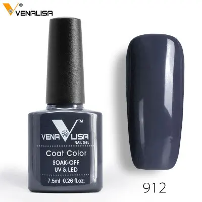 Venalisa, 60 цветов, лак для ногтей, для красоты, сделай сам, дизайн ногтей, гель, УФ led, 7,5 мл, для дизайна ногтей, эмаль, гель, лак для ногтей, УФ лак, гель - Цвет: 912