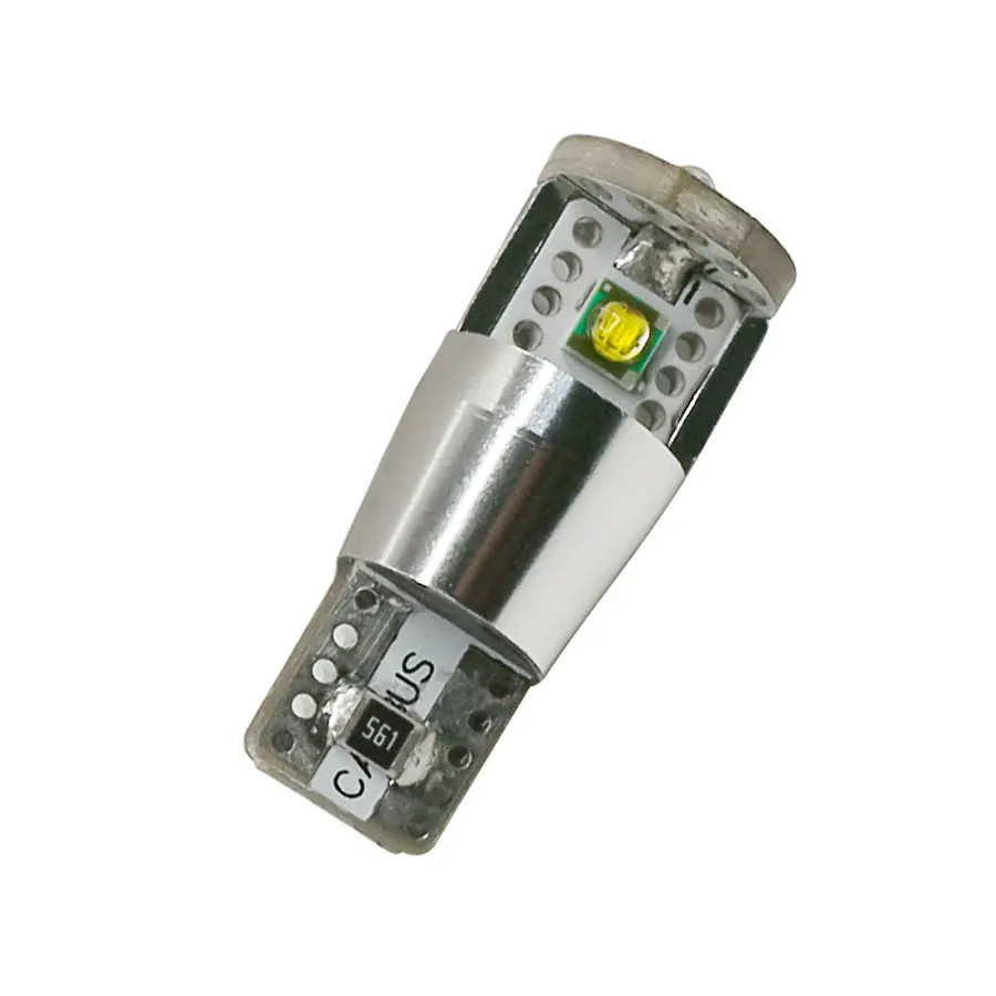 T10 W5W Cree светодиодный Белый XP-E CANBUS без ошибок светодиодный обновленный DRL резервный обратный карта купольный светильник 9 Вт Высокая мощность 2 шт