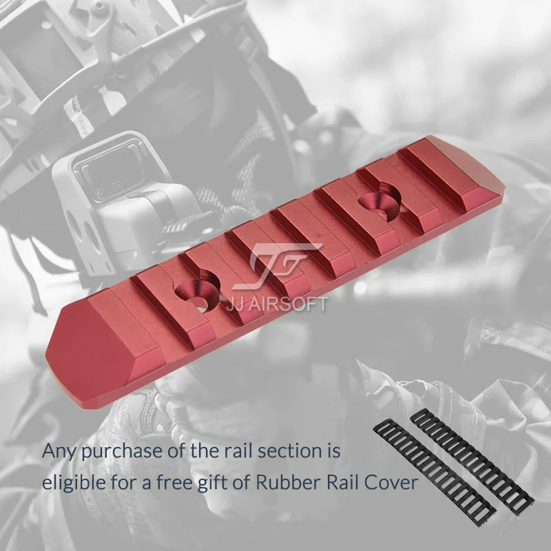 ACI 7-Slot 7 Slot KeyMod Rail CNC легкий (черный/красный/коричневый/серебристый) купить один