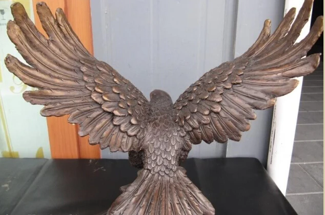 14 Западная классический Бронза Медь Аравия мира eagle hawk сокол Статуя | Дом и сад