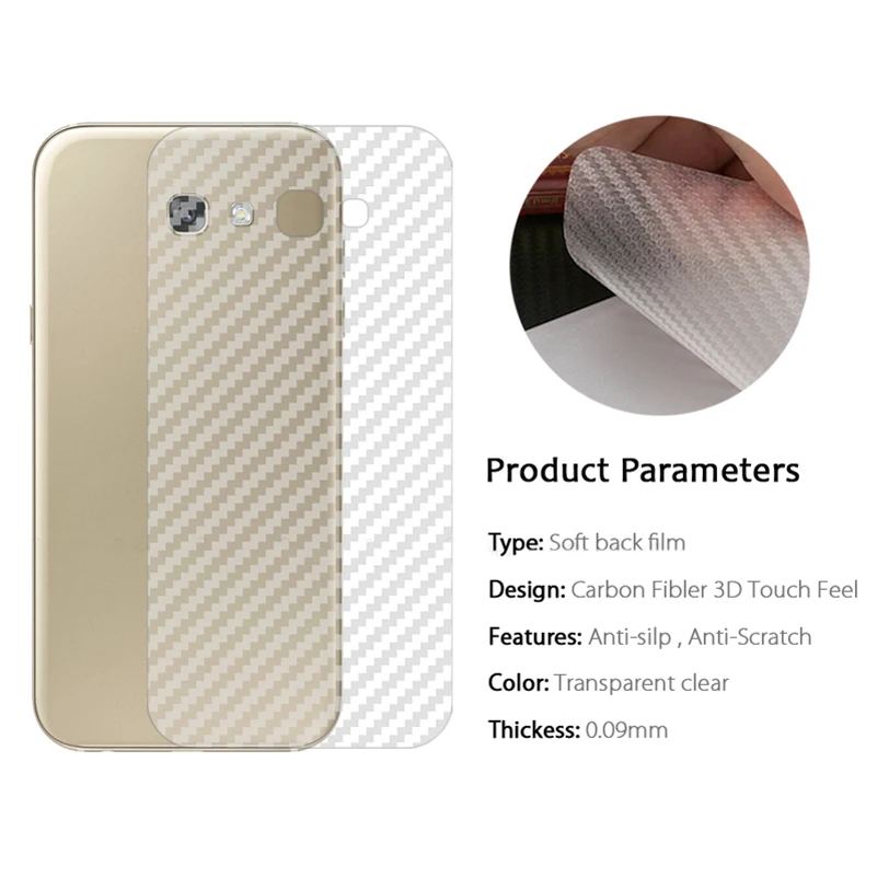 10 упаковок 3D наклейка из углеродного волокна Защитная пленка для экрана Samsung Galaxy