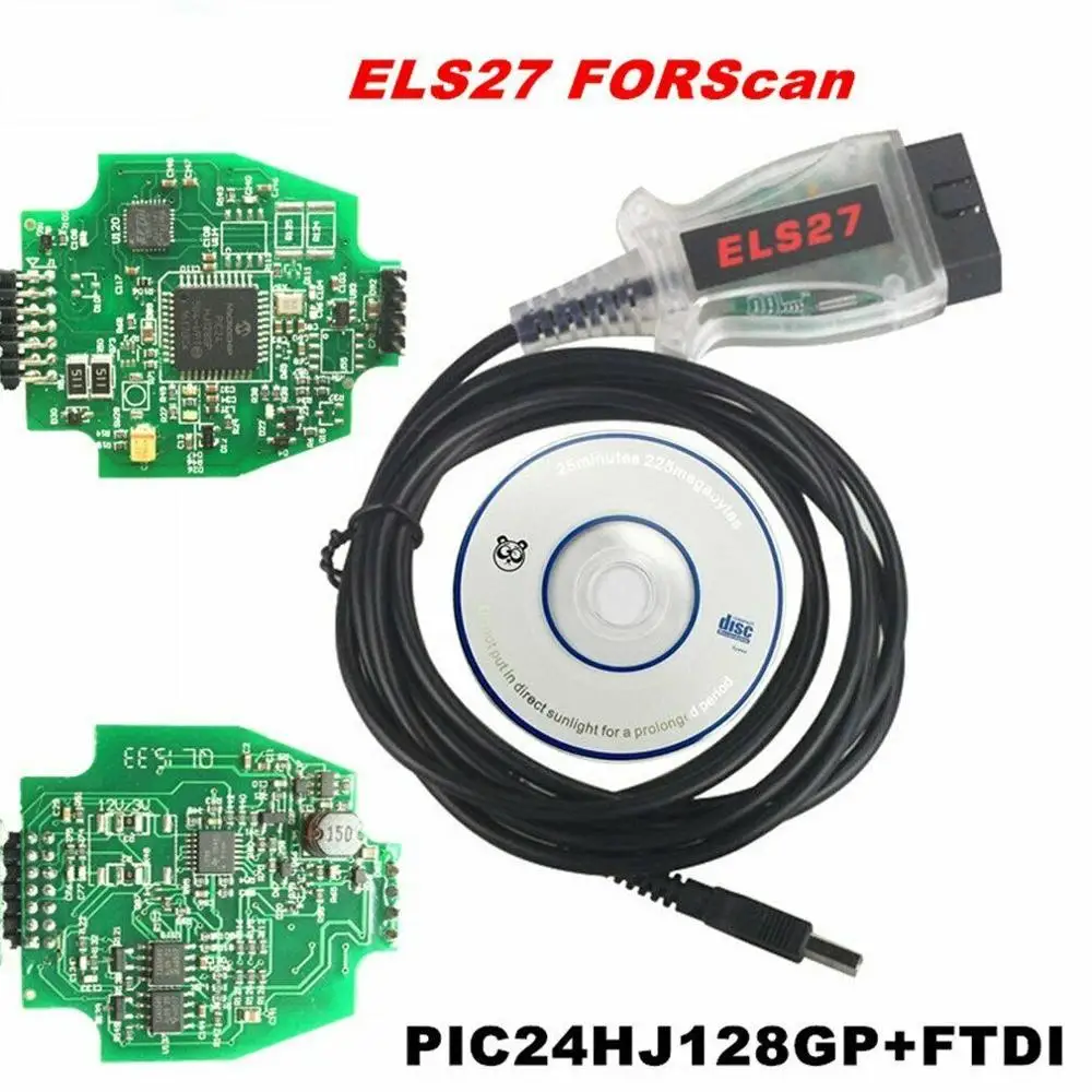 Для Mazda/Lincoln/Mercury Разработанный V2.3.8 ELS27 FORScan PIC24HJ128GP + FTDI микрочип лучше чем ELM327 и J2534