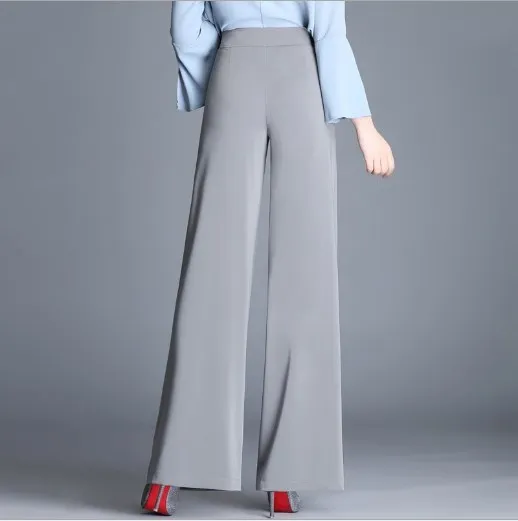 6XL OL рабочие брюки женские свободные широкие женский прозрачный костюм модные с