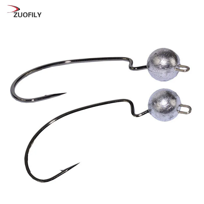 Рыболовный крючок ZUOFILY 5 шт./лот с крючком головкой 3. Приблизительная яркость 7 г
