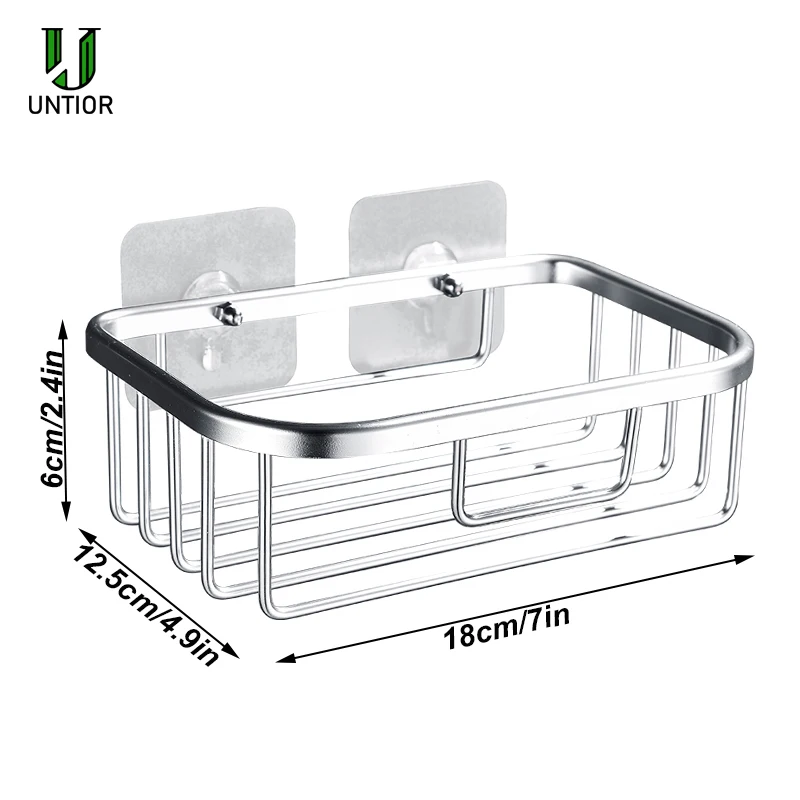 UNTIOR Stainless Steel Toilet Paper Basket Holder Wall-mounted Bathroom Kitchen Paper Tissue Box Toilet Paper Holder with Shelf