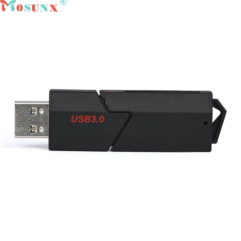 Mosunx устройство для чтения карт памяти 2 в 1 USB 3 0 высокоскоростное Micro SD TF адаптер 2018