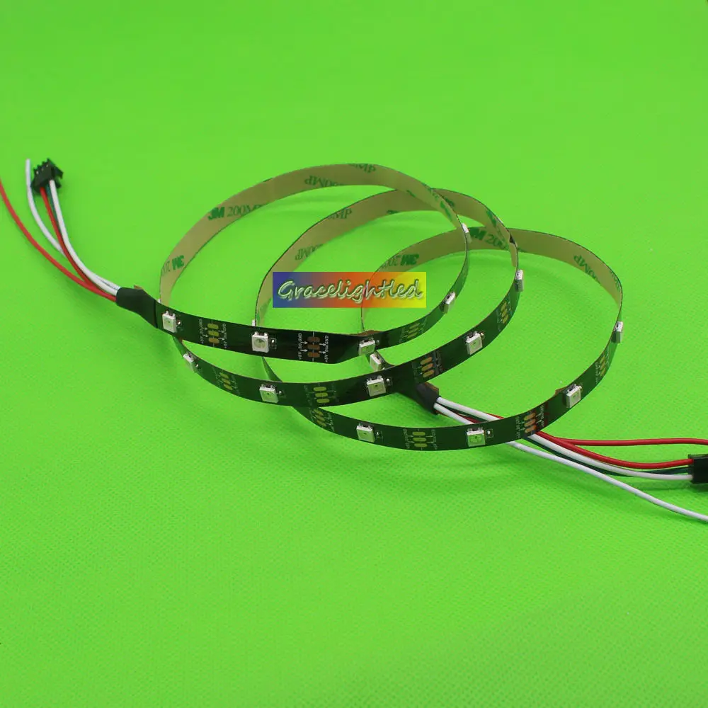 WS2812B 5050 RGB Светодиодные ленты 5 м 150 300 светодиодный s 144 30 светодиодный/M