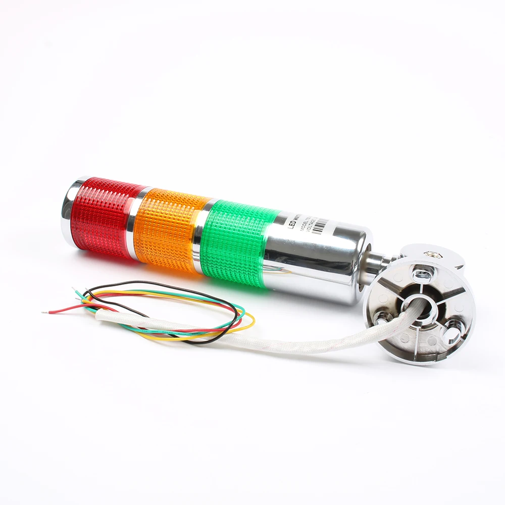 Вращающийся 12 24VDC 110 220VACSafety стек лампа промышленный сигнальный светильник