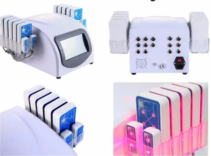 

New Design High Quality Fat LossLipo Laser 14 Pads Fat Burning & Cellulite Removal Beauty Body Shaping Slimming Machine