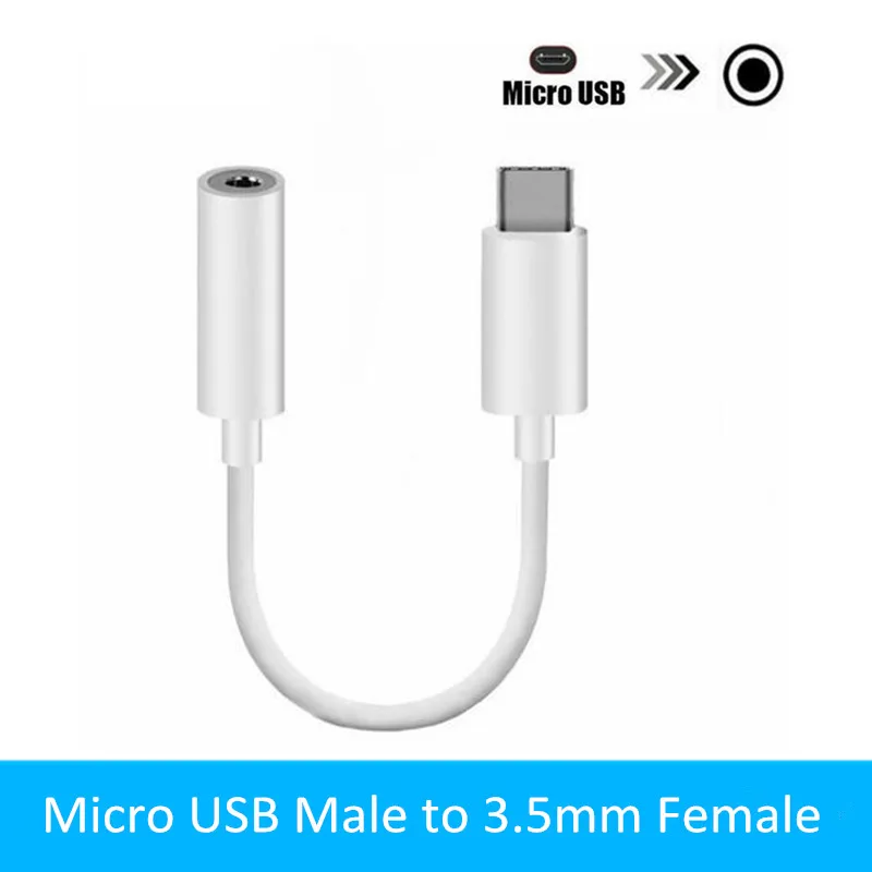 12 см кабель для наушников от Mirco до 3 5 мм адаптер USB папа AUX аудио Женский Разъем
