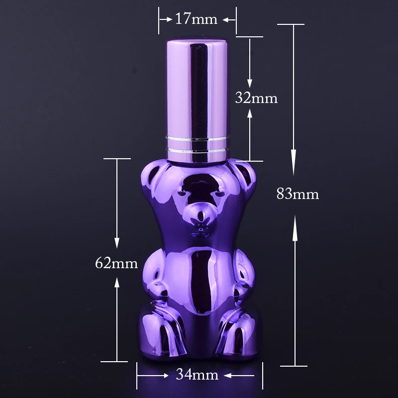 MUB 12 мл многоразовый флакон для духов с металлическим спреем пустые парфюмы