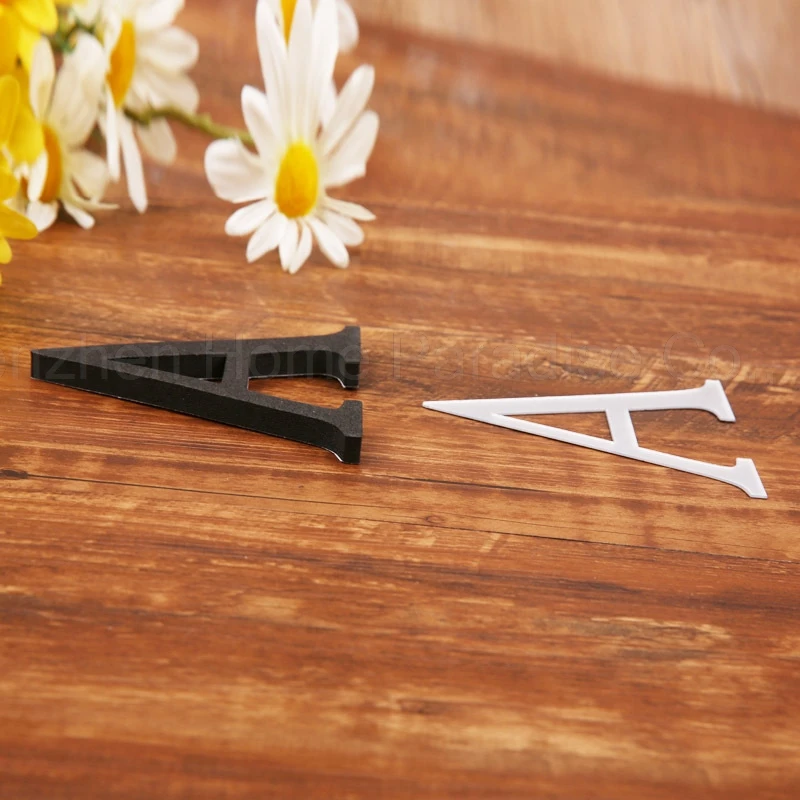 Акриловая английская стена для писем Наклейка 3D DIY самоклеющаяся именная наклейка s для свадьбы дня рождения Домашний декор