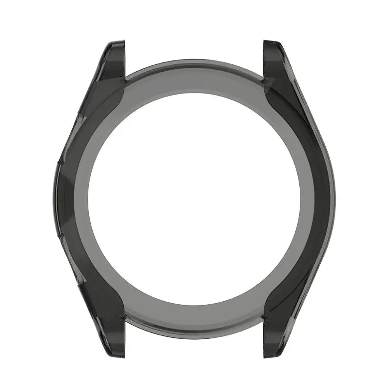 Balck Тонкий защитный чехол из ТПУ с защитой от царапин для huawei Watch GT 42 мм чехол рамка оболочка Смарт-часы аксессуары - Цвет: Balck