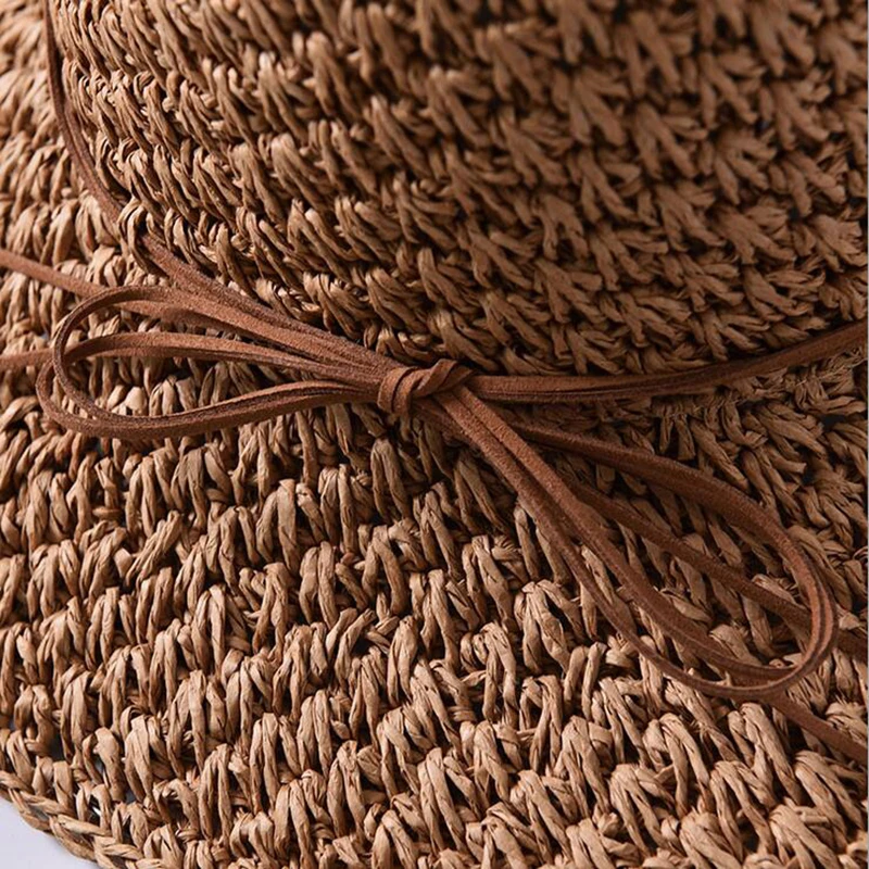 2018 женская летняя шляпа Queen складная пляжная с широкими полями от солнца