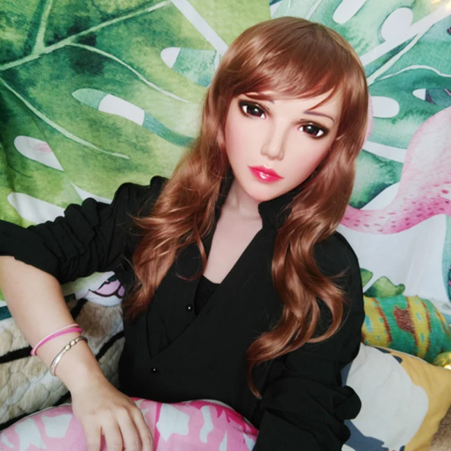 Sha-03) женские милые девушки смолы половина головы кигуруми BJD глаза кроссдресс косплей японского аниме ролевая маска Лолиты с глазами и парик