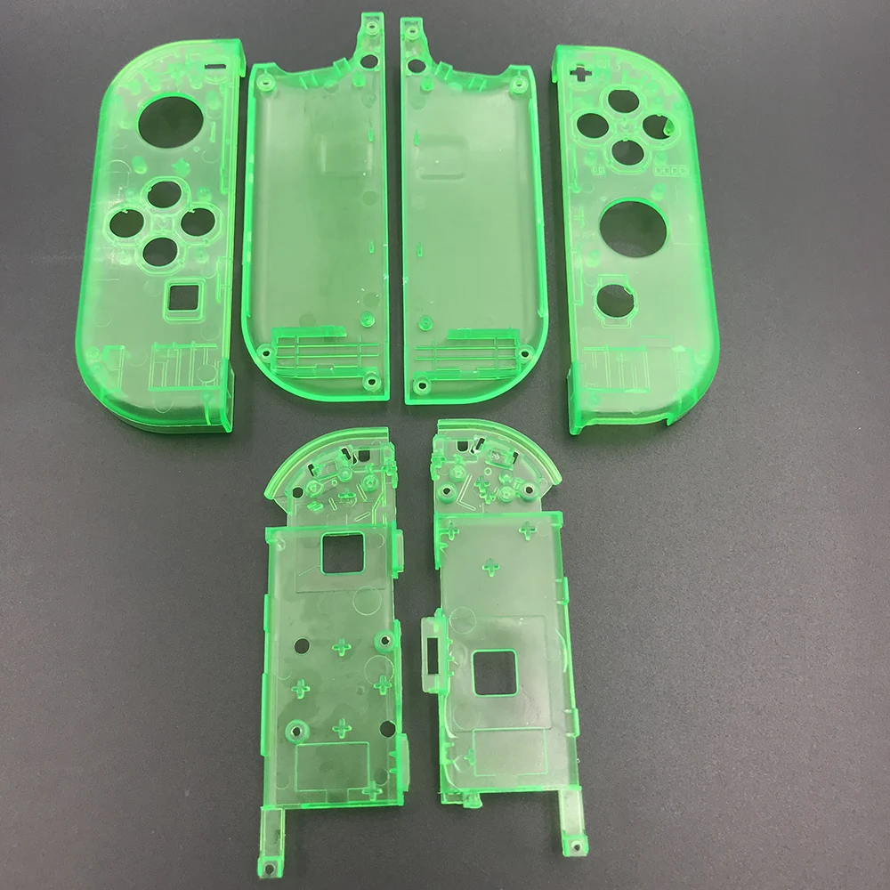 10 комплектов пластиковый чехол для корпуса Joy Con Nintendo Switch прозрачный контроллера