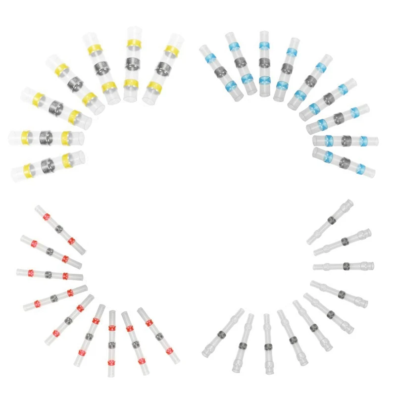 450 шт. соединительные соединители для припоя стыковые Термоусадочные