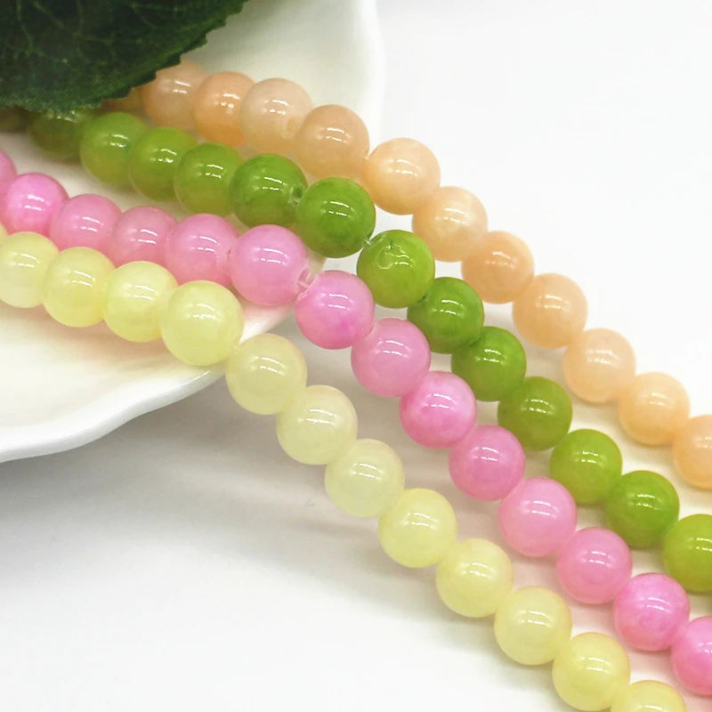 50 шт. бусины из натурального камня 8 мм|beads green|stone beadsnatural stone beads |
