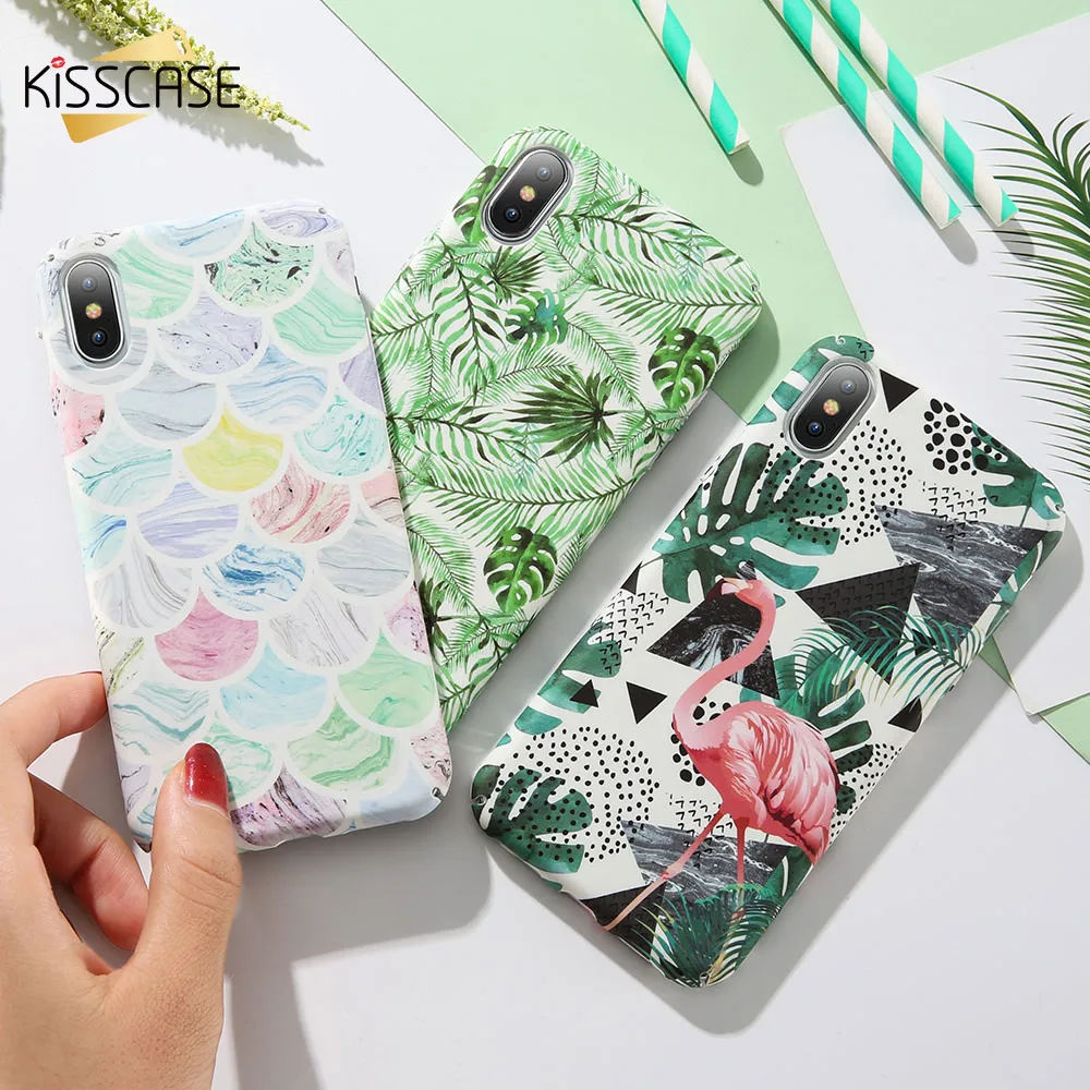 KISSCASE матовый чехол для телефона iPhone 7 8 Plus X XS Max 6 6s модный жесткий Fundas |