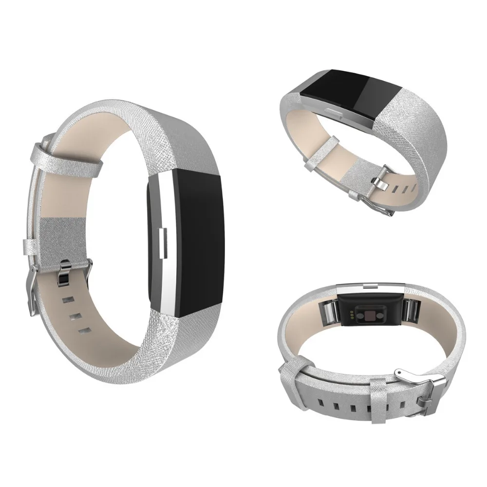 Сменные браслеты из натуральной кожи для браслета FitBit Charge 2 кожа маленький большой
