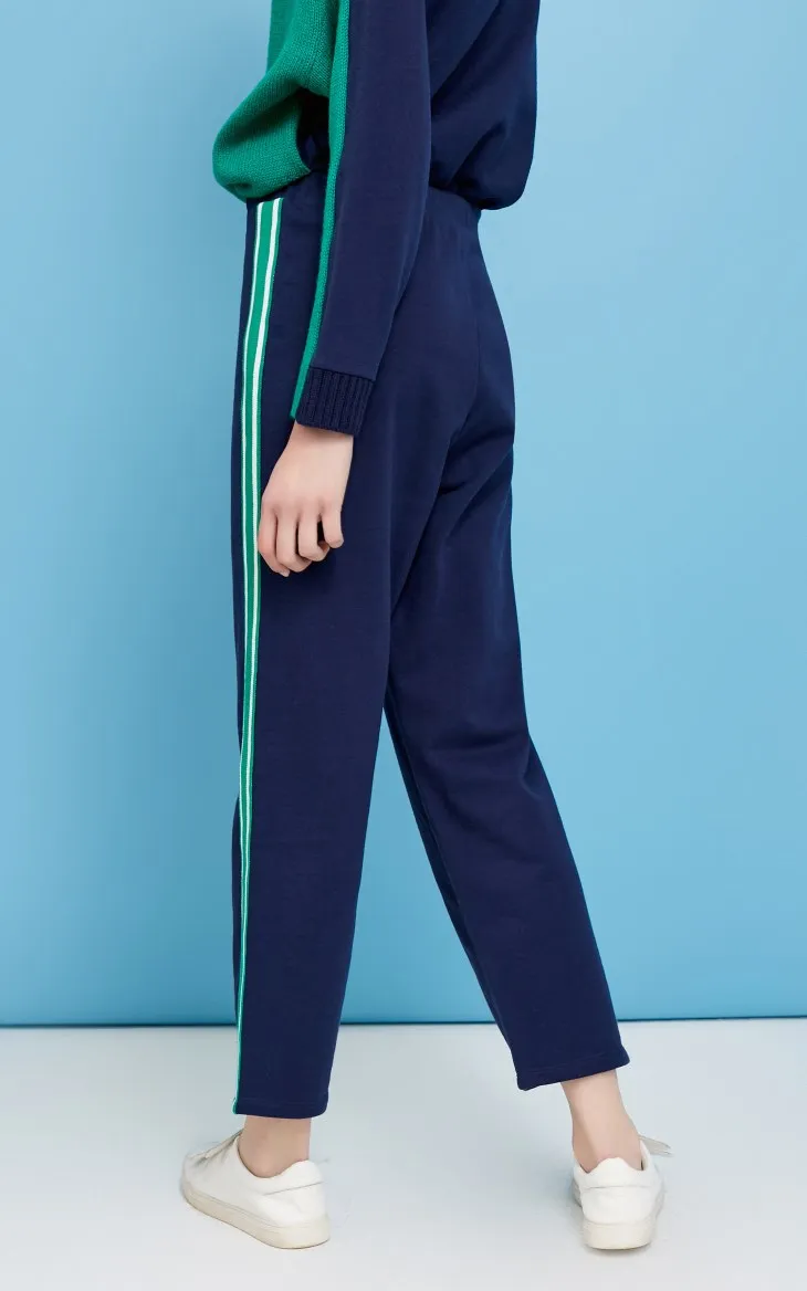 Vero Moda женские весенние и летние боковые полосы эластичный пояс Досуг укороченные брюки | 3181R2505