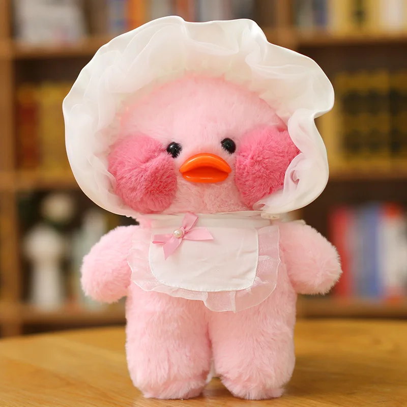 30 см Cafe Mimi желтая утка плюшевые игрушки милые мягкие LaLafanfan Kawaii Плюшевые Куклы