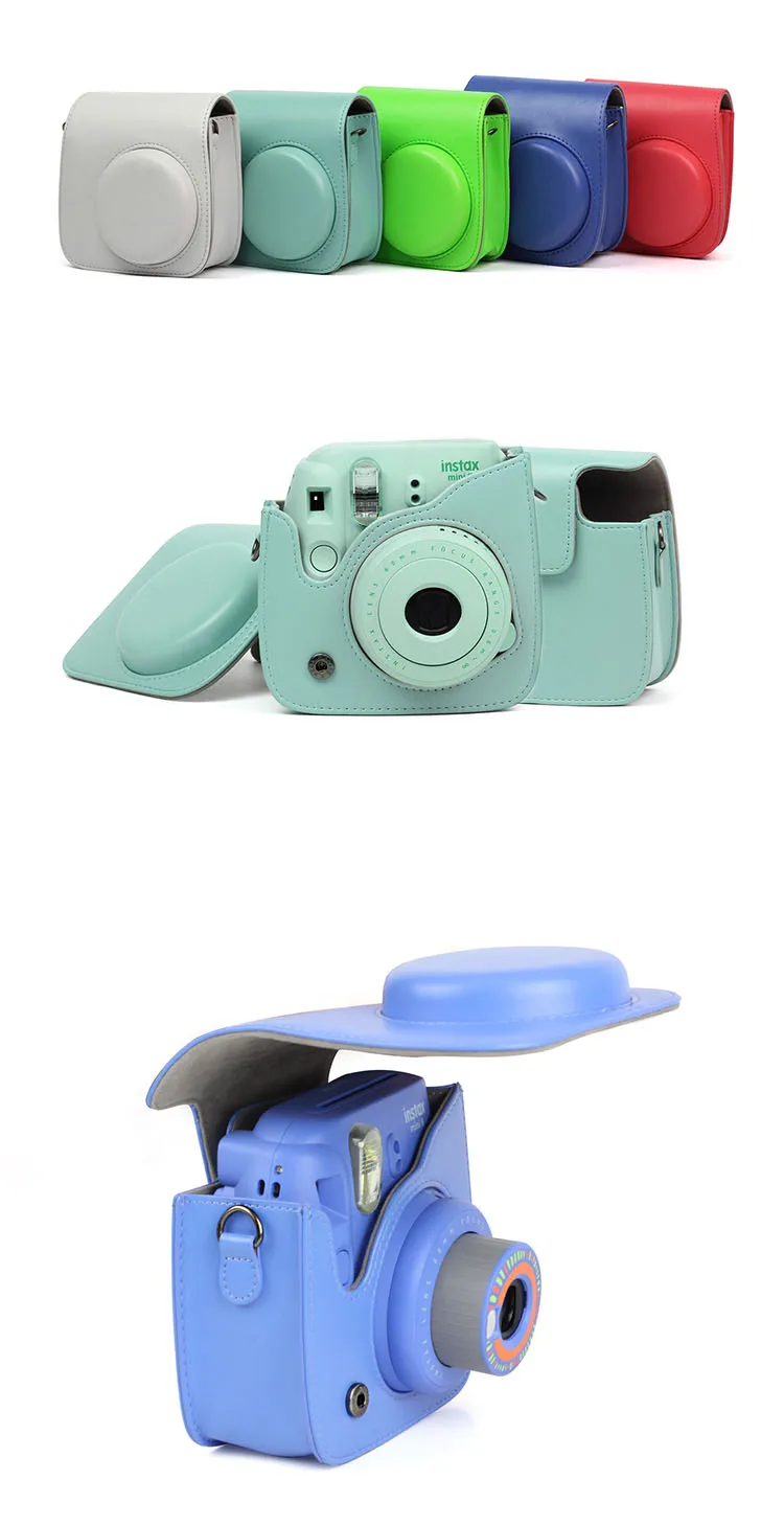 Fujifilm Instax Mini 9 Instant Printing Camera with Film Photo Paper Camera Protection Case Bag Accessories Bundle Gift Wedding