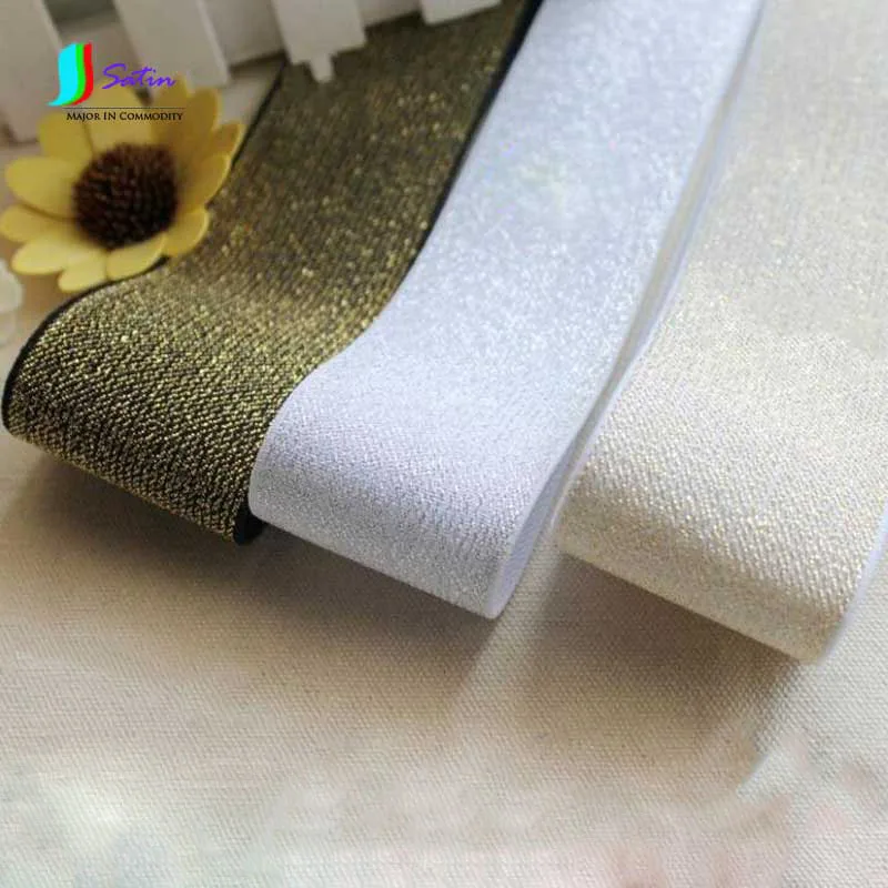 Новый черный/белый/золотой 50 мм/30 мм ширина ремешка нейлоновая эластичная лента