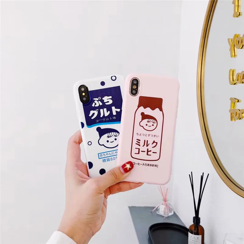 Силиконовый чехол для iPhone X 6 7 8 6s plus XR XS MAX 11 Pro Kawaii молочный TPU телефона s |