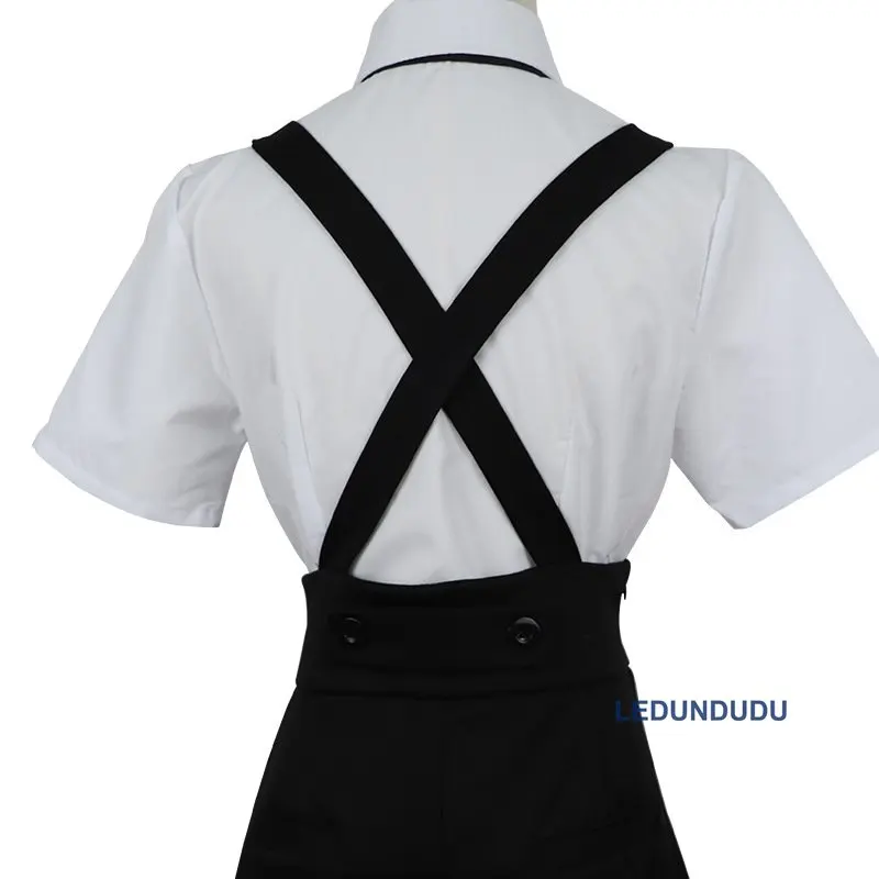Houseki No Kuni Cosplay Phosphophyllite Shirts Uniform - Land of the Lustrous Bort Diamond Summer Rompers Cosplay Costumes for Anime Fans image 4