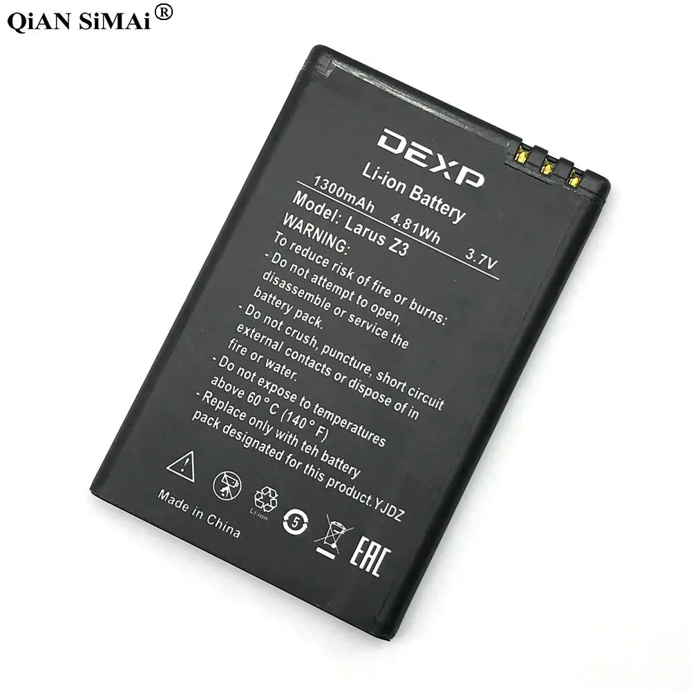 Новый высококачественный аккумулятор 1300 мАч для телефона DEXP LARUS Z3|battery for|1300mah