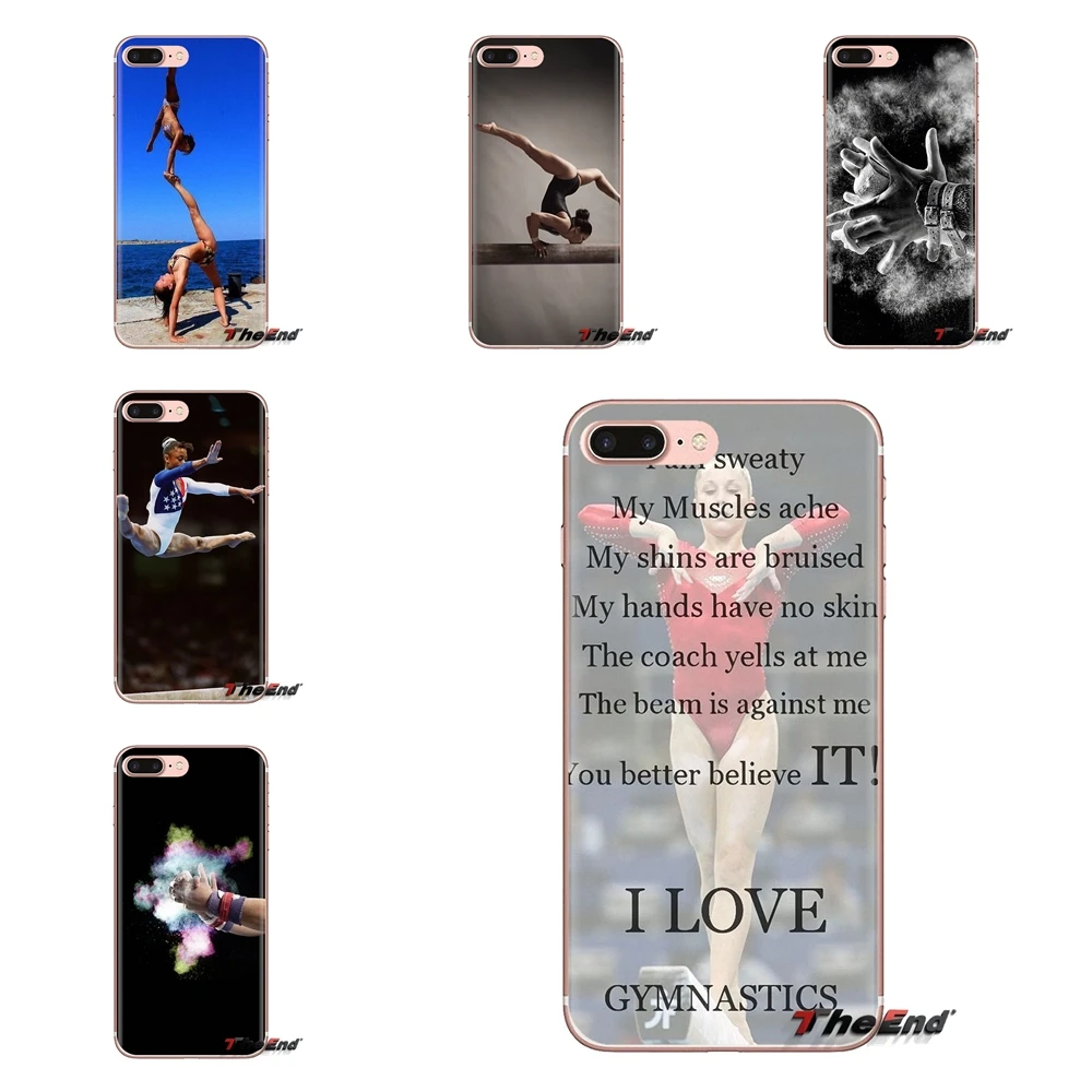 Gymnastics Rhythmic sport Transparent Soft Cases Covers For Xiaomi Redmi 4A S2 Note 3 3S 4 4X 5 Plus 6 7 6A Pro Pocophone F1 |