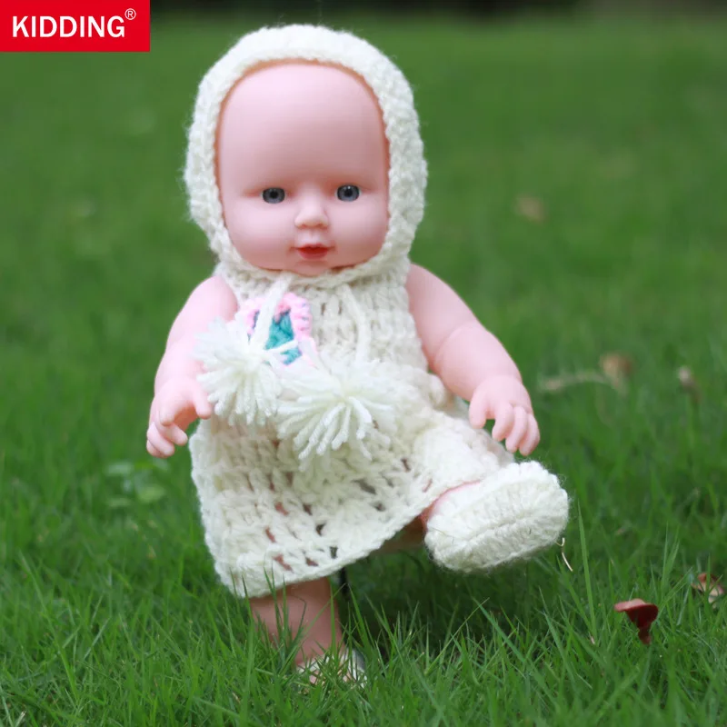 Мягкая силиконовая виниловая Кукла-младенец 30 см Успокаивающая Реалистичная