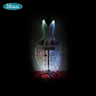 Сделай Сам шикарное оптоволоконное свадебное платье с 7 изменениями цвета, 450 шт. оптоволоконных штампов, пульт дистанционного управления