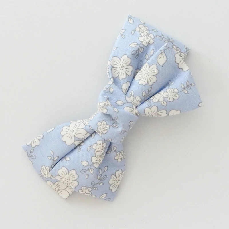 Заколки для волос с милым цветочным принтом и бантом эксклюзивные заколки