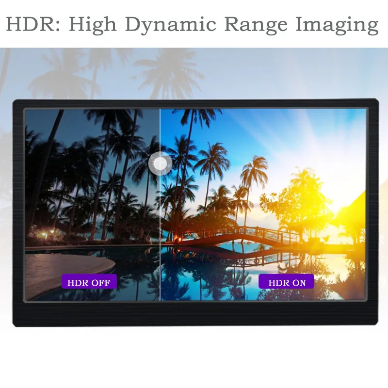 13 3 дюймов 2K Type C 5 в блок питания Портативный HDR игровой HDMI Совместимый Сенсорный