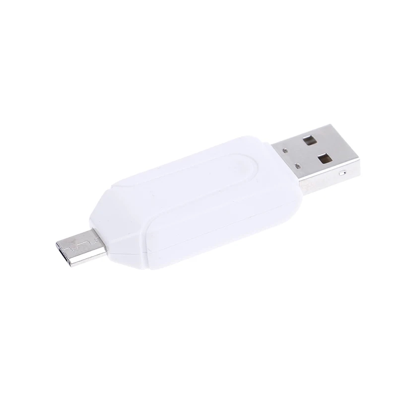 

2 in 1 USB OTG Card Reader Universal Micro USB OTG TF/SD Card Reader Phone Extension Headers Micro USB OTG Adapter