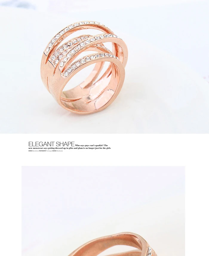 Malanda брендовые новые модные кольца цвета розового золота с кристаллами от Swarovski Роскошные Кольца для женщин вечерние ювелирные изделия подарок на день матери