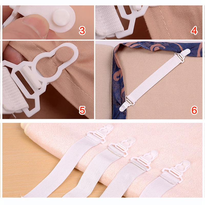 4PCS/Set Bed Fasteners Sheet Mattress Gripper Cover Blankets Clip Holder Elastic Hot Sale clip Fasteners|cover mattress|mattress covermattress bed |